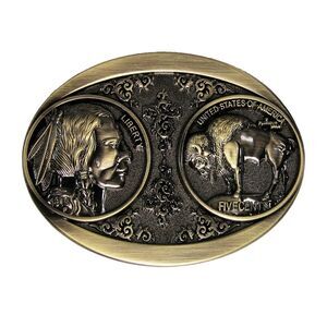 CTM United Sates 1913 Nickel Buckle